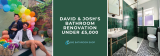 Badkamerrenovatie van David & Josh onder £ 5.000